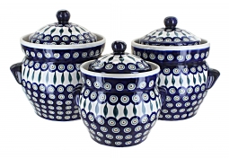 Peacock Large Canister Set